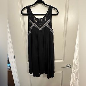 Alya Brand Black Dress Size Large warn once